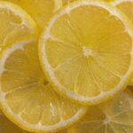 yellow lemon fruit on water