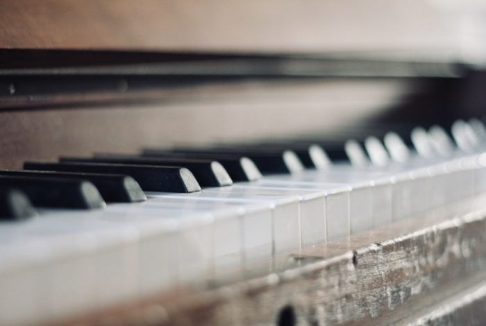 piano closeup photo